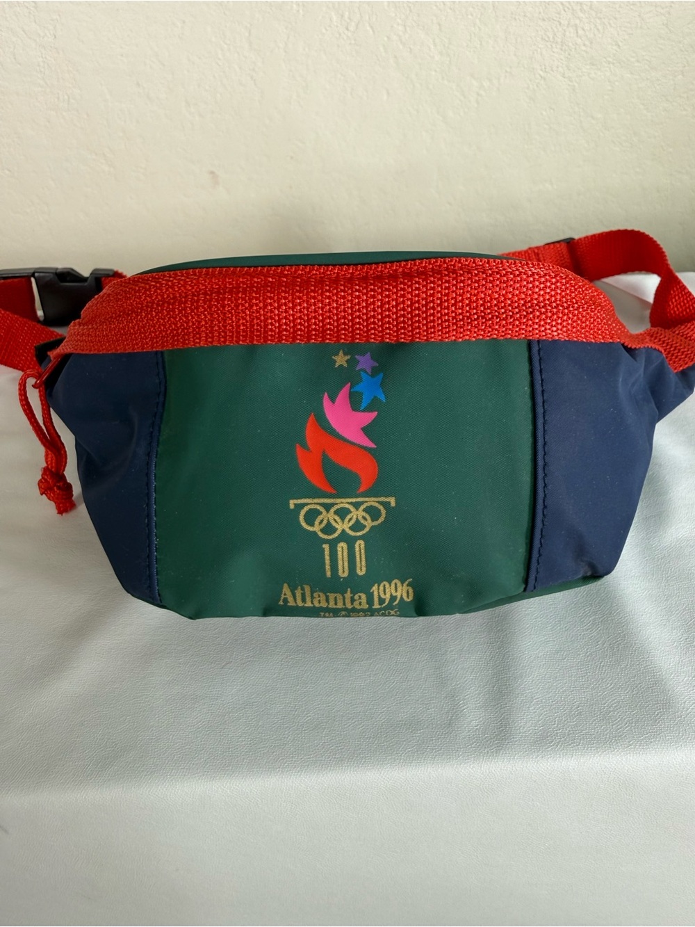 Vintage 1996 Atlanta Summer Olympics 90’s Fanny Pack Belt Bag